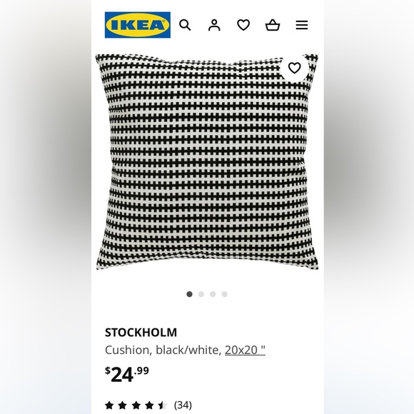Ikea Cushion Cover, pack of 3, 20x20” - Picture 1 of 2